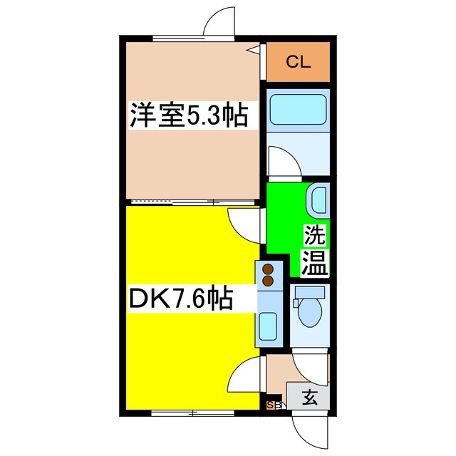 アーバンエステート２１の物件間取画像
