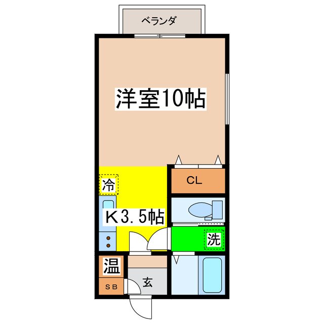 Reve芦野の物件間取画像