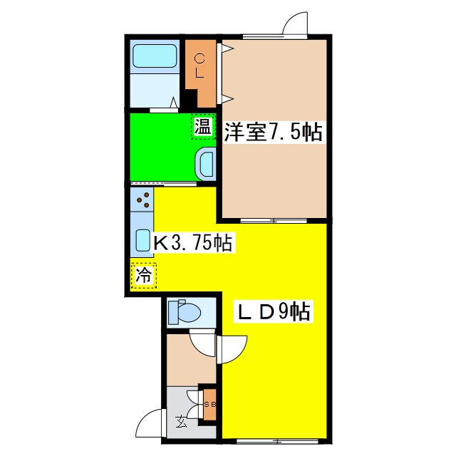 Fｒｉｅｄｅｎ（フリーデン）の物件間取画像