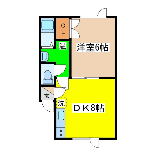 シティハイムタイガーの物件間取画像