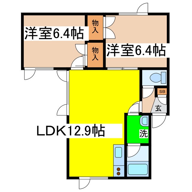 フェニックス鳥取の物件間取画像