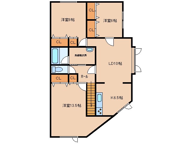 文苑１－３８－７テラスハウスの物件間取画像