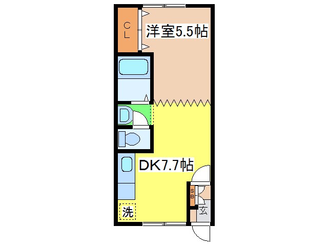 エーコー大楽毛Ｂの物件間取画像