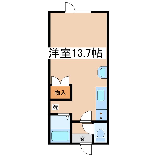 ハイツドリーム（曙）の物件間取画像