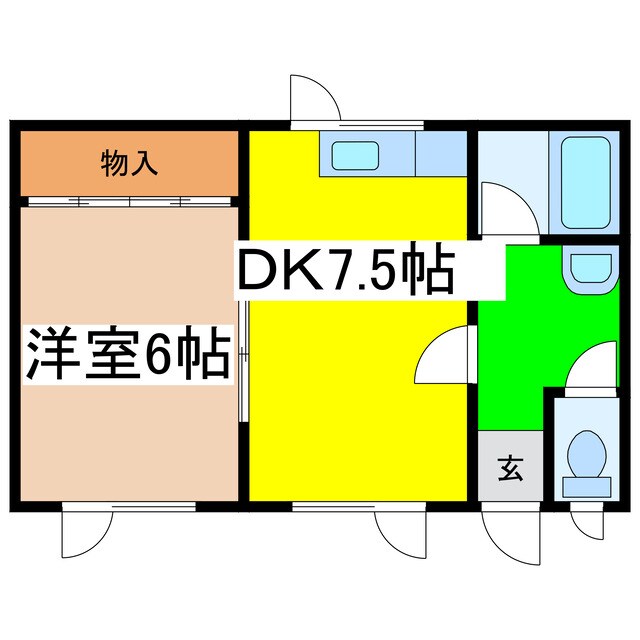 ノースパレスⅢの物件間取画像