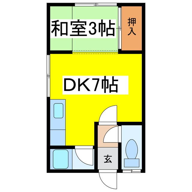 ハイツオックスの物件間取画像