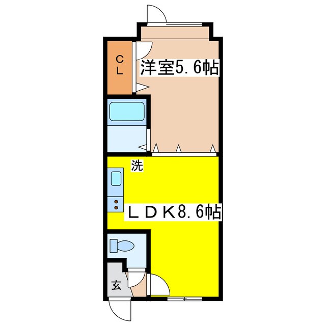 プラザ文苑の物件間取画像