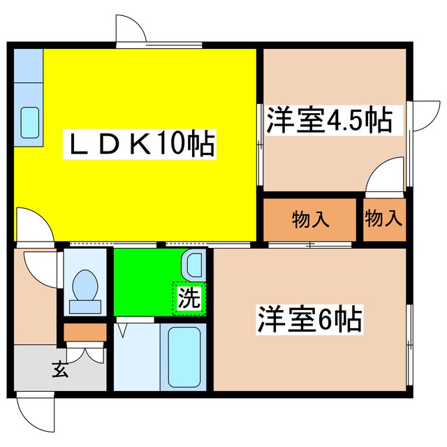 メゾン悠の物件間取画像
