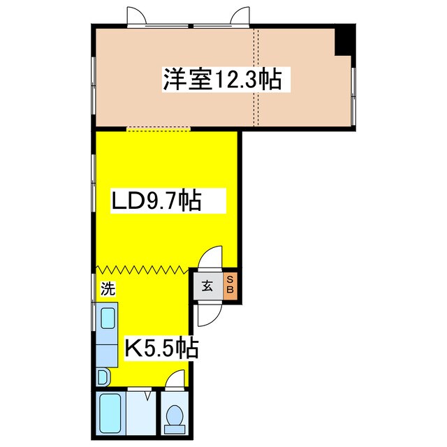 ダイコービルの物件間取画像