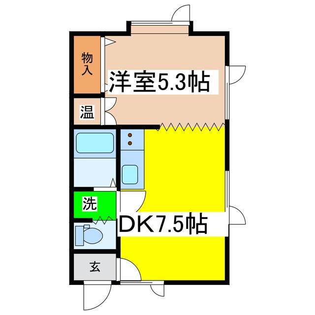 セントラルハイツの物件間取画像