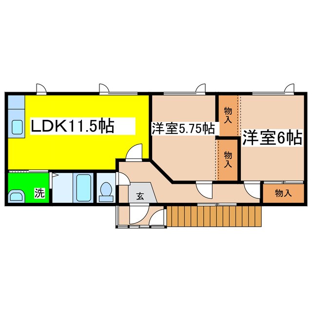 光和７－１７テラスハウスの物件間取画像