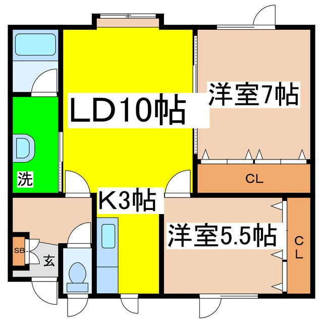 メゾンたぴおらの物件間取画像