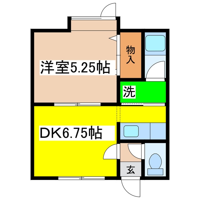 ハイツあいうえおの物件間取画像