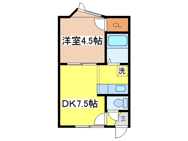 熊ッ子ハウスＢの物件間取画像