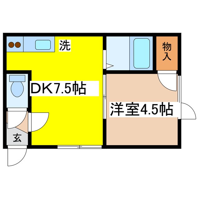 アイランドハイツの物件間取画像