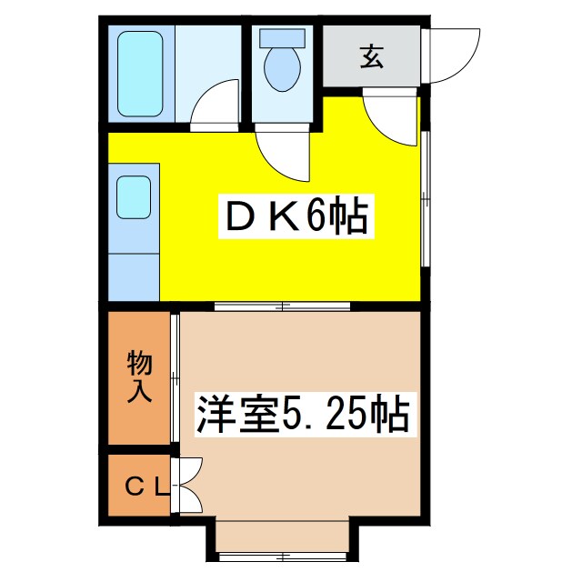 メモリアルハイツの物件間取画像