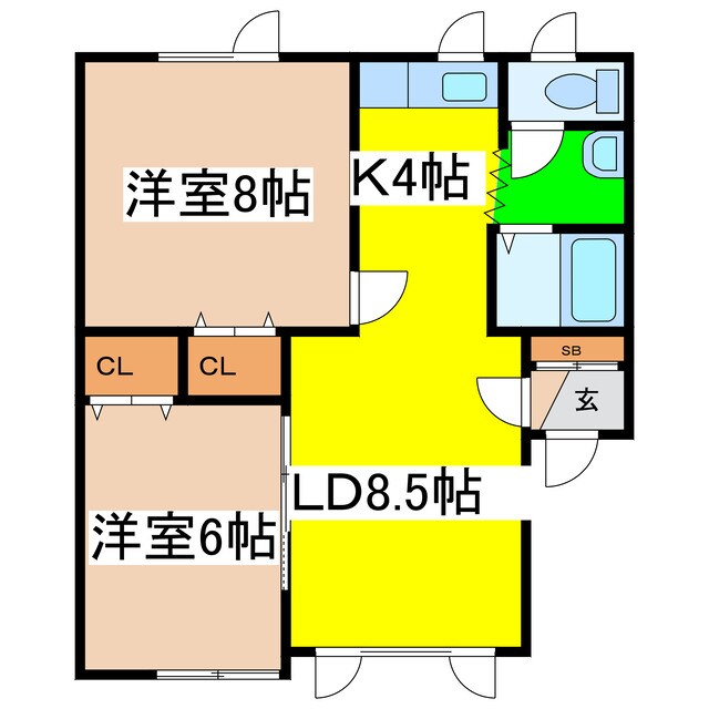 プロスパの物件間取画像