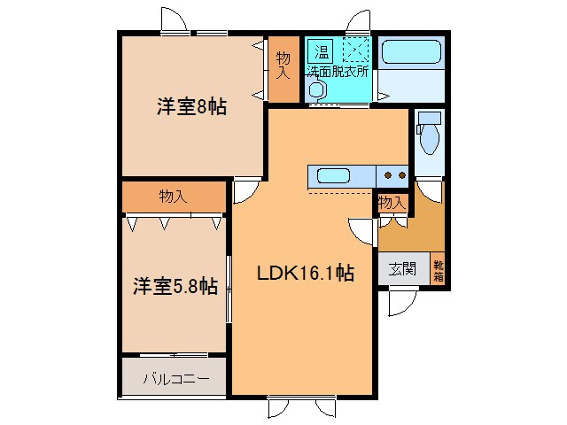 コルサNの物件間取画像