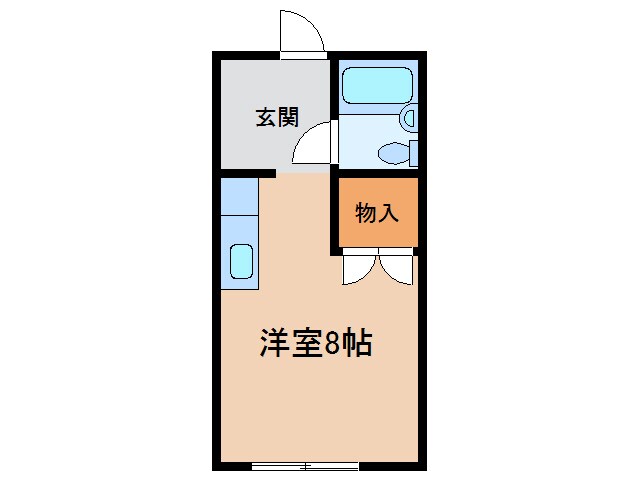 野田ハイツの物件間取画像