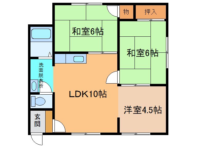 イースト325の物件間取画像