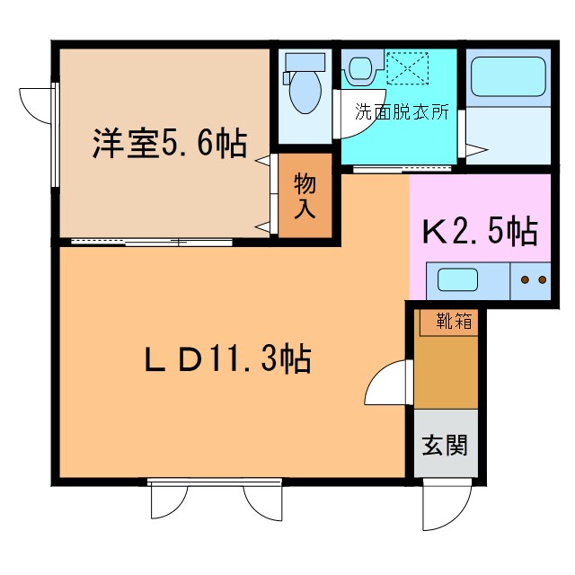 アイーレⅠの物件間取画像