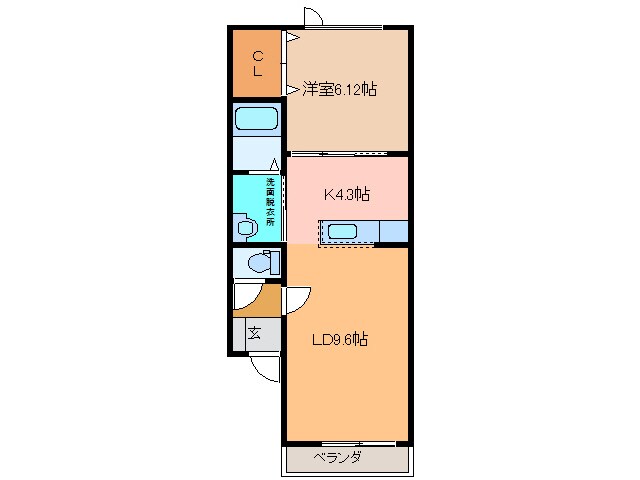 スペースの物件間取画像