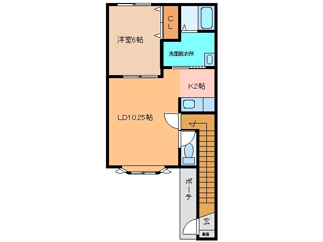 フェリーチェの物件間取画像