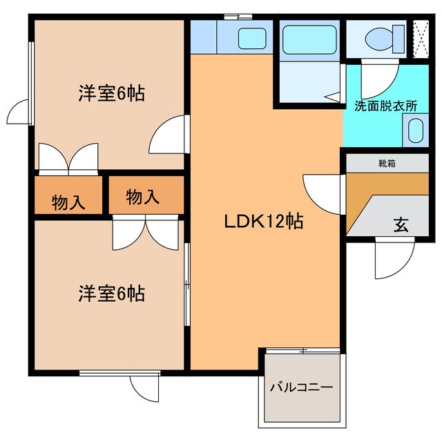 レジデンスマンワⅣの物件間取画像