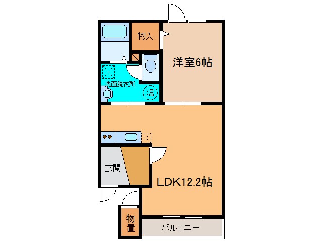 アベニール629の物件間取画像