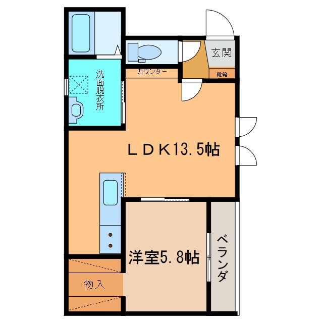 Ａqua Cout（アクアコート）の物件間取画像