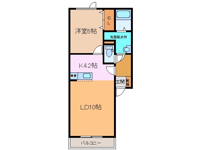 EstansiaⅡ（エスタンシアツー）の物件間取画像