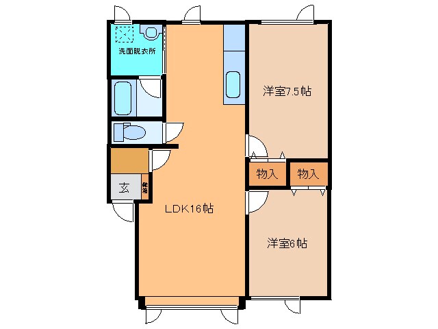 メゾン松江の物件間取画像