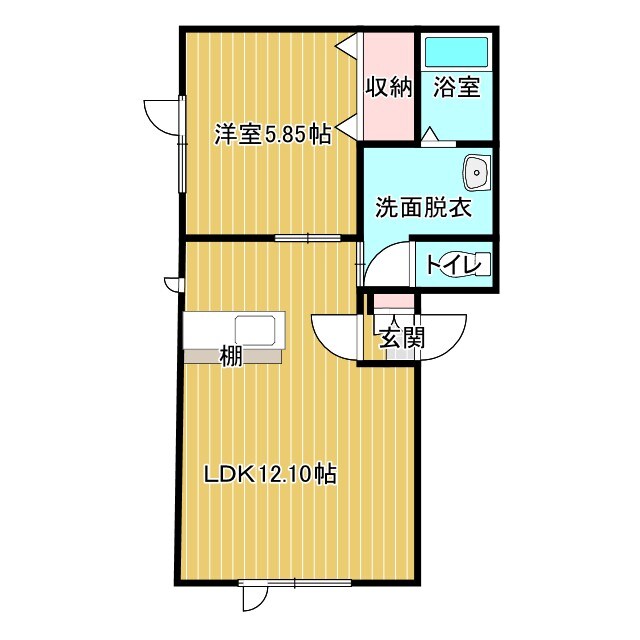 アルファーメゾンの物件間取画像