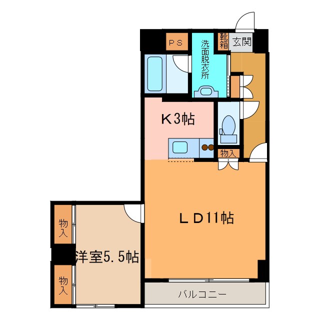 CENTER CTIY5の物件間取画像