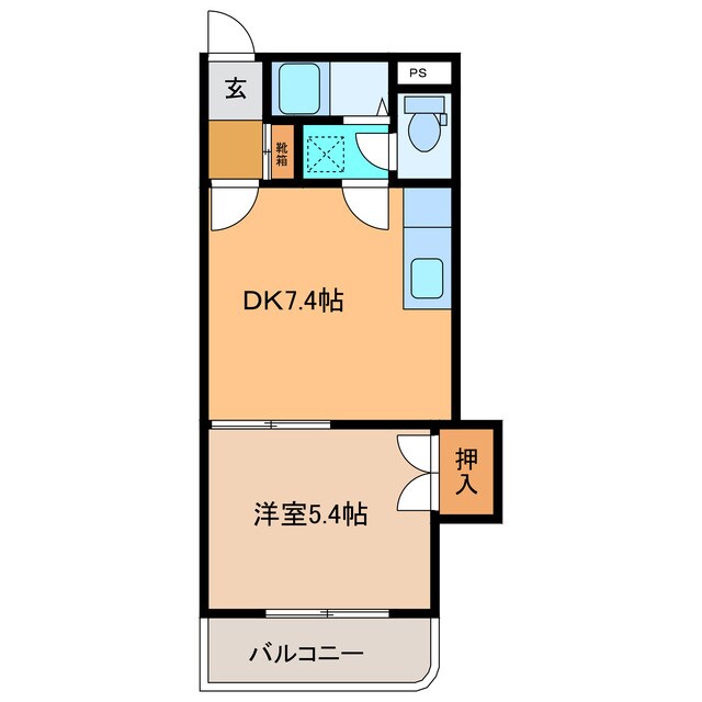 コーポラスYOSHITOの物件間取画像