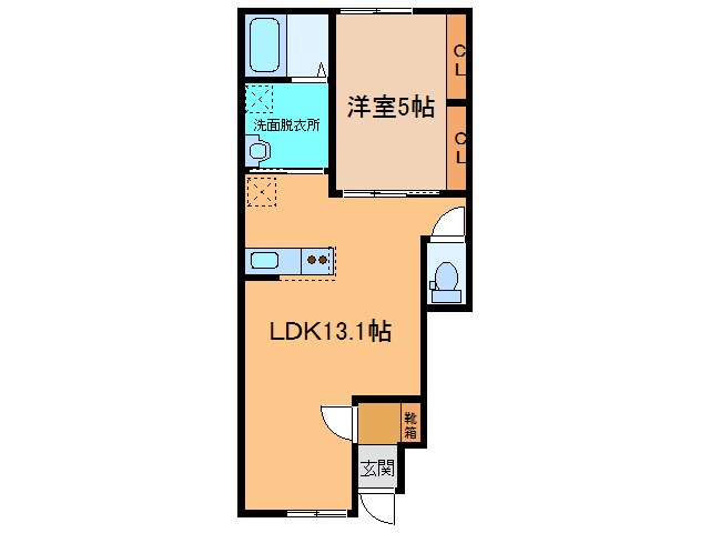 パステルの物件間取画像
