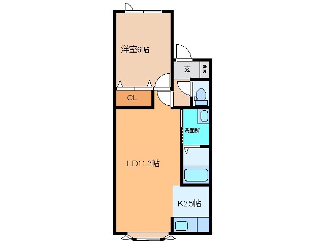 LEMUREⅡの物件間取画像