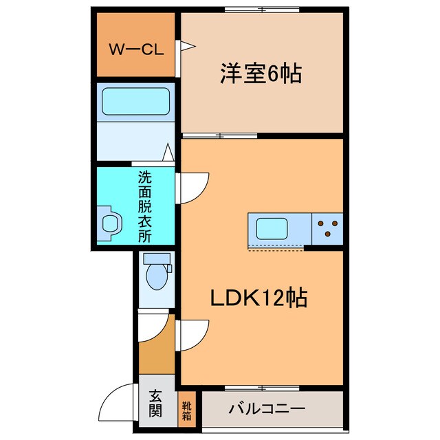 RubyⅥの物件間取画像