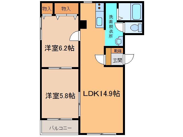 サン・スプリームの物件間取画像