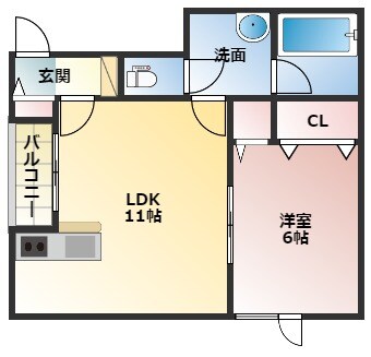 はまなすⅡの物件間取画像