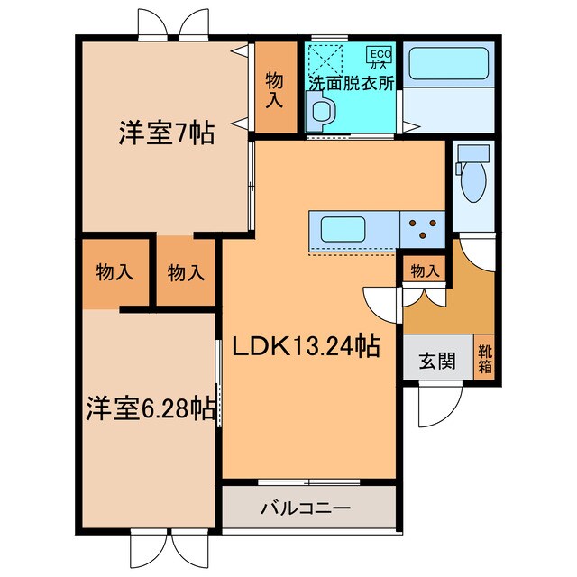 トレイブルックY館の物件間取画像