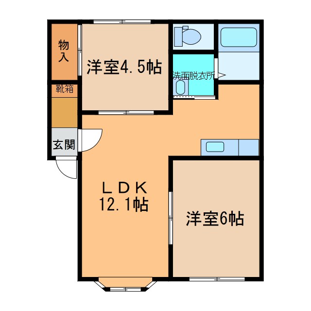 ハイム雄の物件間取画像