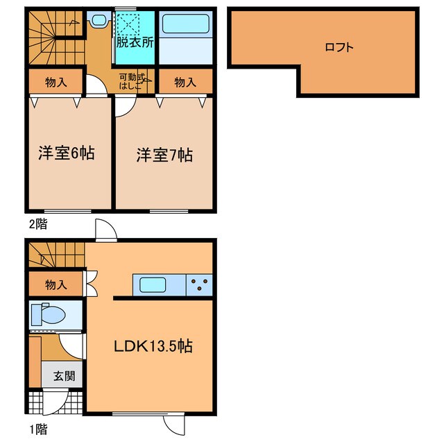 セカンドサーベルの物件間取画像