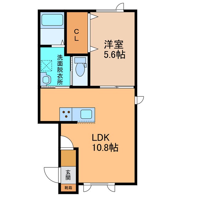 Millyla　Kの物件間取画像