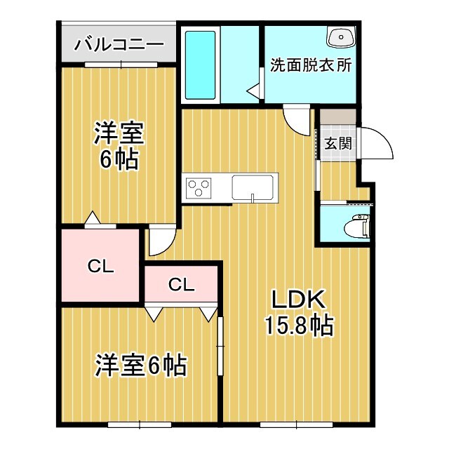 仮称）西6南29ＭＳの物件間取画像