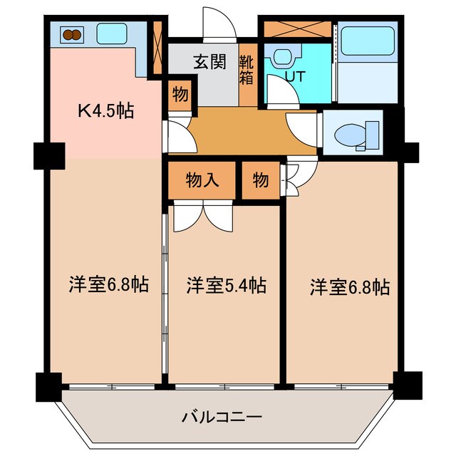 ホワイトパレスの物件間取画像