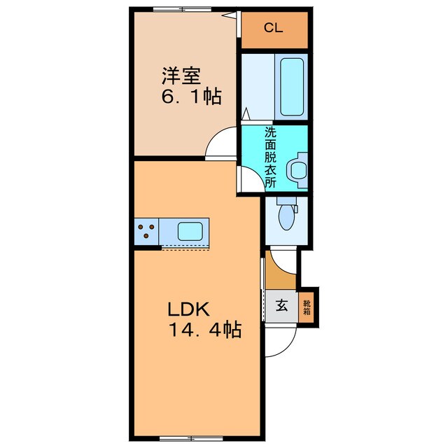 グラシアス緑ヶ丘の物件間取画像