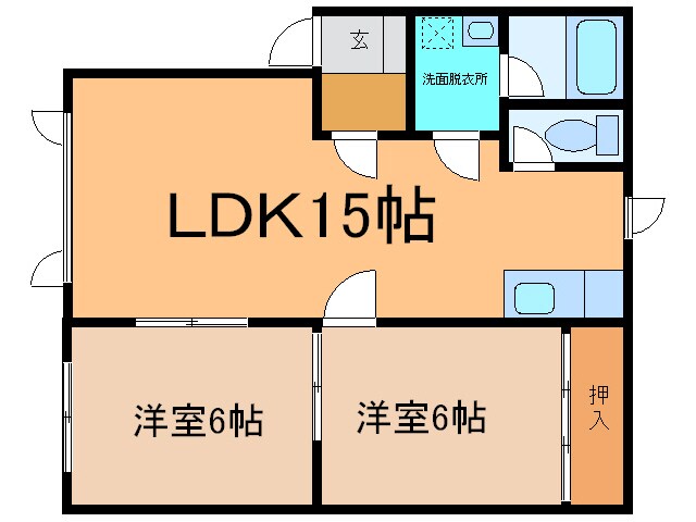 QUATTRO(クワトロ）の物件間取画像