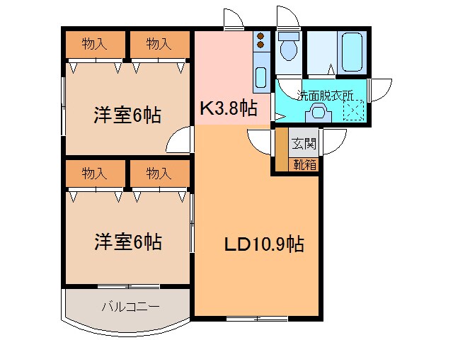 プリオール暁の物件間取画像