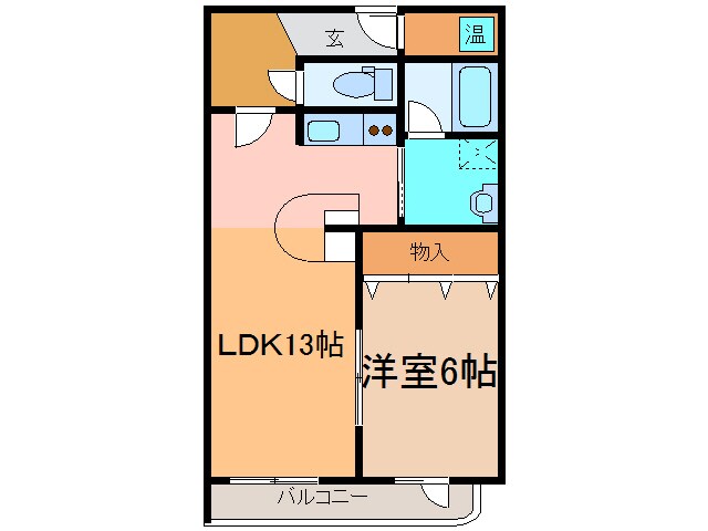 安ら木の物件間取画像
